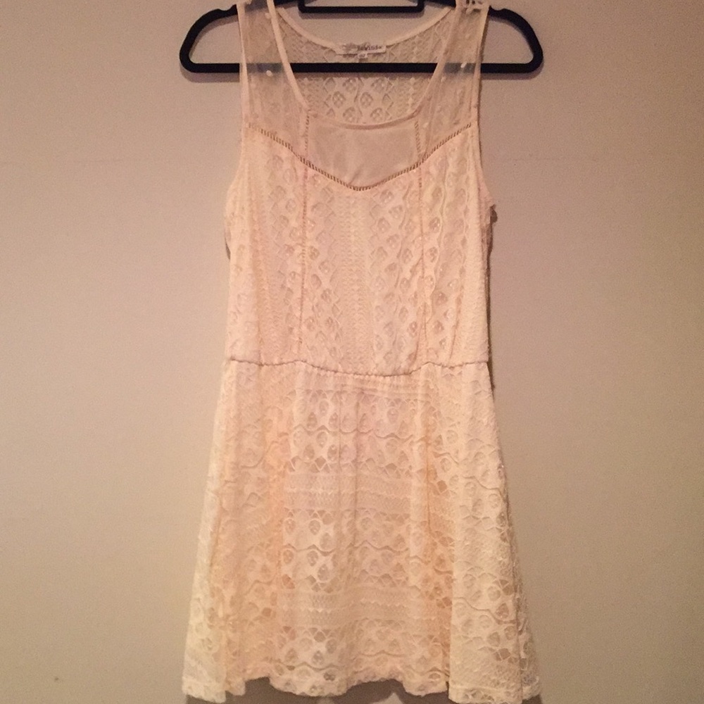 Cream lace dress